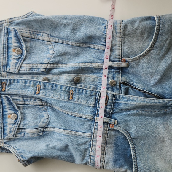 ZARA DENIM ROMPER SIZE SMALL - Picture 9 of 10
